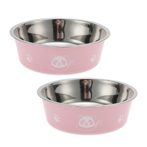 Unique Bargains Non-Skid Extra Large Pet Bowl 7.87" Dia - 1 of 4