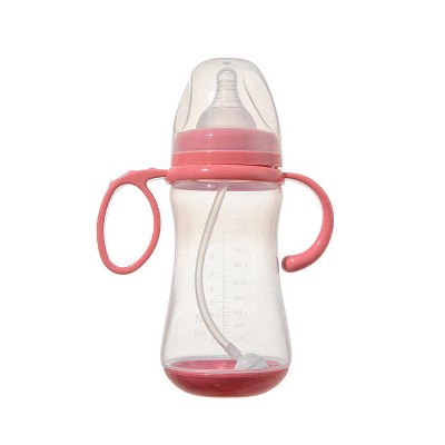 AOSTIRMOTOR Silicone Nipple Baby Water Drinking Bottle