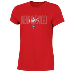 NCAA New Mexico Lobos Women's Crew Neck T-Shirt - 1 of 3