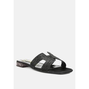 big money low stack heel embellished Womens sandals Women - 1 of 4