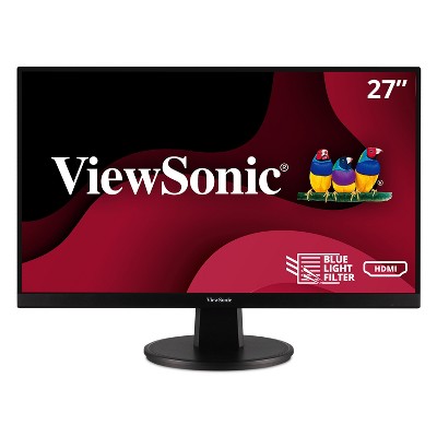 ViewSonic VA2747-MH 27 Inch Full HD 1080p Monitor with Ultra-Thin Bezel, Adaptive Sync, 75Hz, Eye Care, and HDMI, VGA Inputs for Home and Office