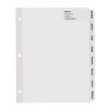 Avery Easy Peel Lrg Tab Dividers 8-Tab 4/PK White 14439 - 2 of 4