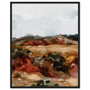 Art Remedy A Campfire Landscape Wall Art Framed - 1 of 4