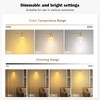 Whizmax Industrial Floor Lamp with 3 Temp Dimmable Bulb&Gradient Gold Glass Shade, Modern Standing Lamp Tall Lamp with Remote&Foot Control - 4 of 4