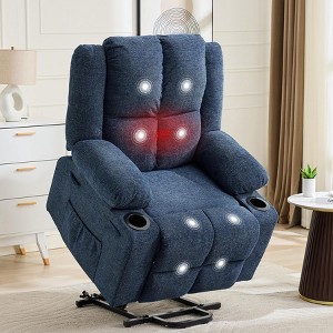 Oversized Power Lift Recliner Chair for Elderly with Vibration Massage and Lumbar Heating,Adjustable Lay Flat,Recliner Chairs,Stand Assist - 1 of 4