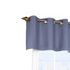 Commonwealth Home Fashions Thermalogic Weather Cotton Fabric - 40" x 15" Grommet Top Valance - 2 of 3