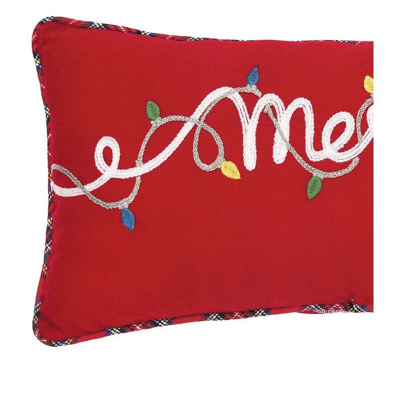 C&F Home Merry Lights Embellished Christmas Throw Pillow, 3 of 6