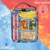 Small Insulated Lunch Bag for All Ages, Splash Proof Mini Portable Reusable Thermal Lunch Cooler Tote Bag, Upright Lunch Box - Tirrinia - 2 of 4