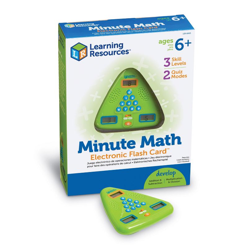 Learning Resources Minute Math Electronic Flash Card, 1 of 7