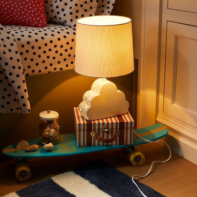Cloud Dual Light Figural Kids' Lamp White - Pillowfort™, 3 of 10