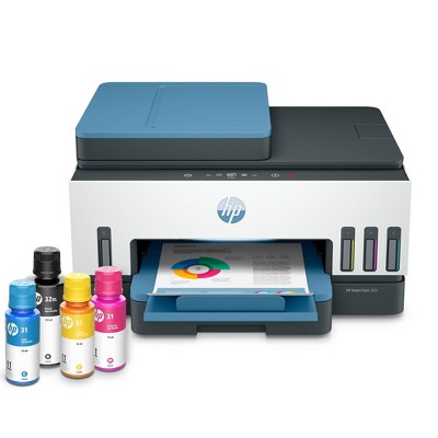 Hp Smart Tank 5101 Wireless All-in-one Color Refillable Supertank Printer,  Scanner, Copier (1f3y0a) : Target