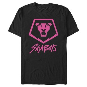 Mens KPop Demon Hunters Saja Boys Lion Logo T Shirt - 1 of 4