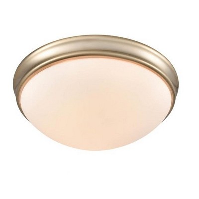 Modern Gold Glass Bowl Flush Mount Ceiling Light