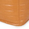 Vynxaria Candy Contemporary Faux Leather Square Pouf ¨C Versatile Ottoman & Floor Cushion - 4 of 4