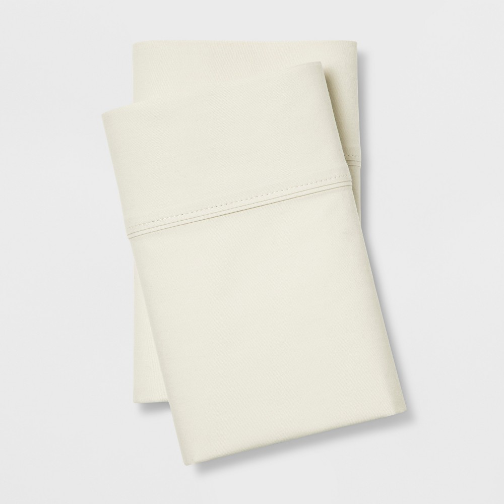 Standard 300 Thread Count Ultra Soft Pillowcase Set Cream - Threshold was $12.99 now $9.09 (30.0% off)