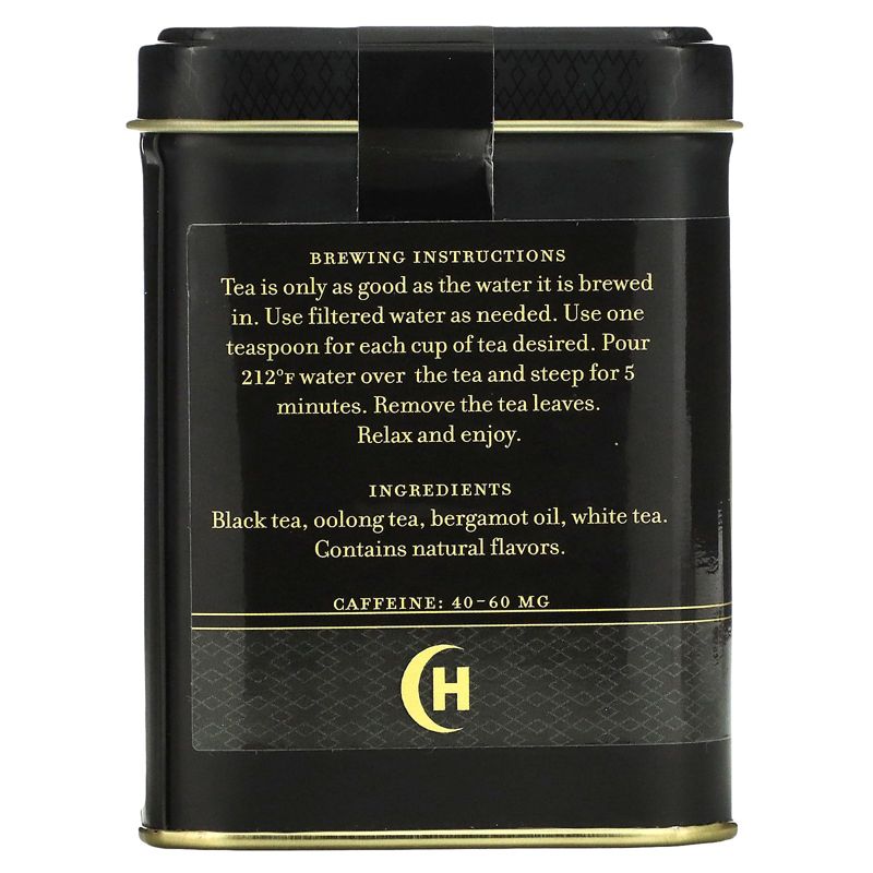Harney & Sons Black Tea, Earl Grey Supreme with Silver Tips, 4 oz (112 g), 2 of 3