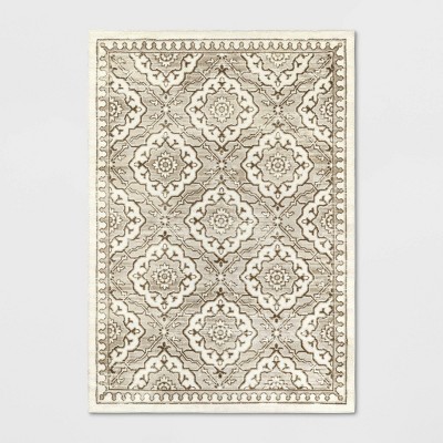 Kenbridge Persian Border Tile Print Mushroom Rug - Threshold™