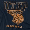 University Of Texas At El Paso Basketball Hoop Adult T-Shirt Navy - 2 of 4