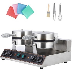 Electric Waffle Cone Maker, Professional Nonstick Waffle Cone Iron, Fast Heating, Heavy Duty Waffle Cone Machine for Cafes, Dessert Shops - 1 of 4