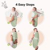 3pk Soothe Baby Swaddle 0-6 Months, Organic Baby Swaddle Sleep Sacks, Newborn, Infant Swaddle Sack - 2 of 4