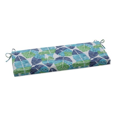 45" x 18" Outdoor/Indoor Hixon Caribe Blue Bench Cushion - Pillow Perfect