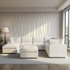 Modular Sectional Sofa with Ottoman,134inch U Shaped Convertible Cloud Couch,8 Seater Convertible V Shaped Living Room Sets - 2 of 4