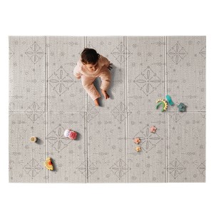 Nuby Reversible Baby Play Mat Soft Lightweight Foam Foldable - 1 of 4