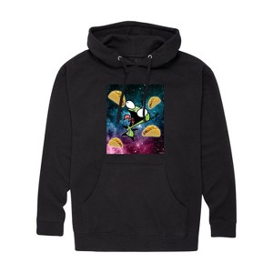 Men's - Invader ZIM - ZIM and GIR Graphic Fleece Pullover Hoodie - 1 of 4