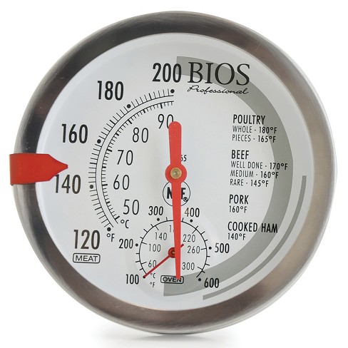 Bios Meat And Oven Thermometer With 3-inch Dial : Target