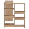 vidaXL Bar Table with Moveable Shelf Oak 54.3"x15.4"x43.3" - 4 of 4