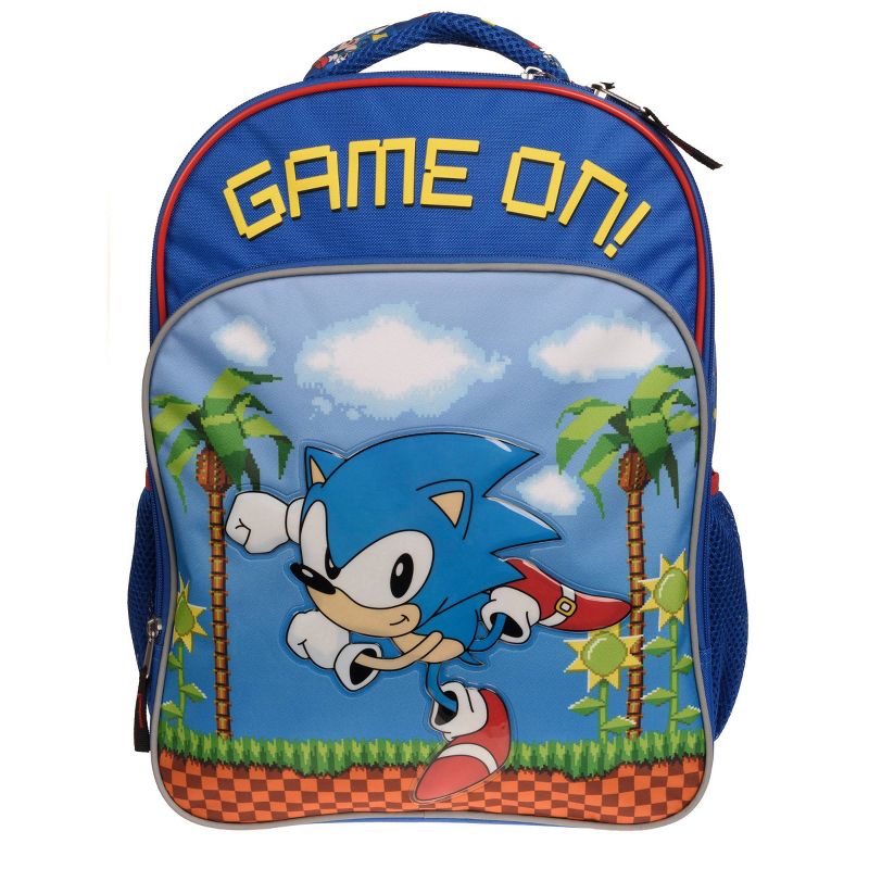 Sonic the Hedgehog Kids&#39; 16&#34; Backpack - Blue, 1 of 7