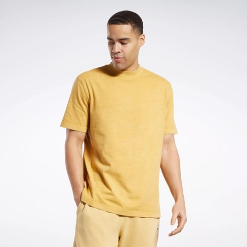 Reebok yellow t store shirt