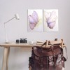 Stupell Industries Girls Glam Butterfly Wings 2pc Wall Plaque Art Set, 13" x 19" - 2 of 4