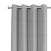 Monarch Specialties Curtain Panel 2Pcs Set 100 Blackout Grommet Living Room Bedroom Kitchen Thermal Insulation Polyester Grey Contemporary Modern - 3 of 4