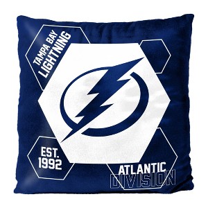 NHL Tampa Bay Lightning Firm Density Connector Velvet Reverse Pillow - 1 of 3