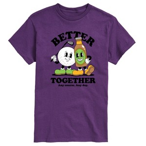 Men's - Instant Message - Golf Mascots Better Together Short Sleeve Graphic T-Shirt - 1 of 4