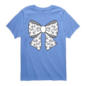Boys' - Instant Message - Soccer Bow Short Sleeve Graphic T-Shirt - 1 of 4