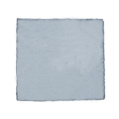 Unique Bargains Washable Polyester Place Mats Blue 12 Pcs