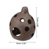 Unique Bargains Resin Aquarium Fish Tank Decoration Hideaway Rock Cave Brown 2.80x2.17x2.24 Inches - 4 of 4