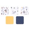 buybuy BABY by Evolur Secret Garden 6 pc Gift Set - Hooded Towel & 5pc Wash Cloths - 3 of 4
