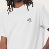 Dalix UFO Embroidered Cotton Relaxed Boxy Fit Short Sleeve Crewneck Tee Shirt Mens - 4 of 4