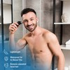 Pursonic - Mario Lopez Wireless Body Hair Trimmer & Shaver and Mario Lopez Disposable Razors - 3 Blade Shaving Surface Technology - 2 of 3
