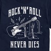 Men's - Instant Message - Rock N Roll Never Dies Short Sleeve Graphic T-Shirt - 2 of 4
