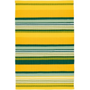 Annie Selke - Dash & Albert Sunny Stripe Blue Handwoven Indoor/Outdoor Rug - 1 of 4