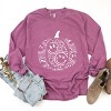 Simply Sage Market S.W.Smiley Pumpkin Outline Garment Dyed Long Sleeve - 3 of 4