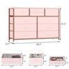 Dresser TV Stand with 10 Drawers, Media Console Table, Entertainment Center for 55/50/43 Inch TV - 2 of 4