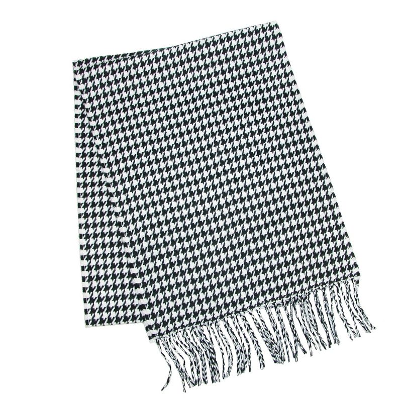 David & Young Softer Than Cashmere Houndstooth Winter Scarf, 2 of 4