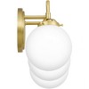 Quoizel Lighting Landry 3 - Light Vanity in  Satin Brass - 4 of 4