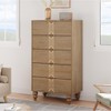 Whizmax 6-Drawer Chest of Drawers for Bedroom, Wooden Bedroom Drawer Dresser with 6 Storage Drawers - 2 of 4