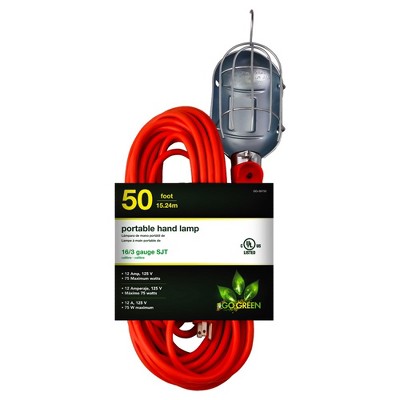 GoGreen Power (GG-36750) 16/3 50' Portable Hand Lamp